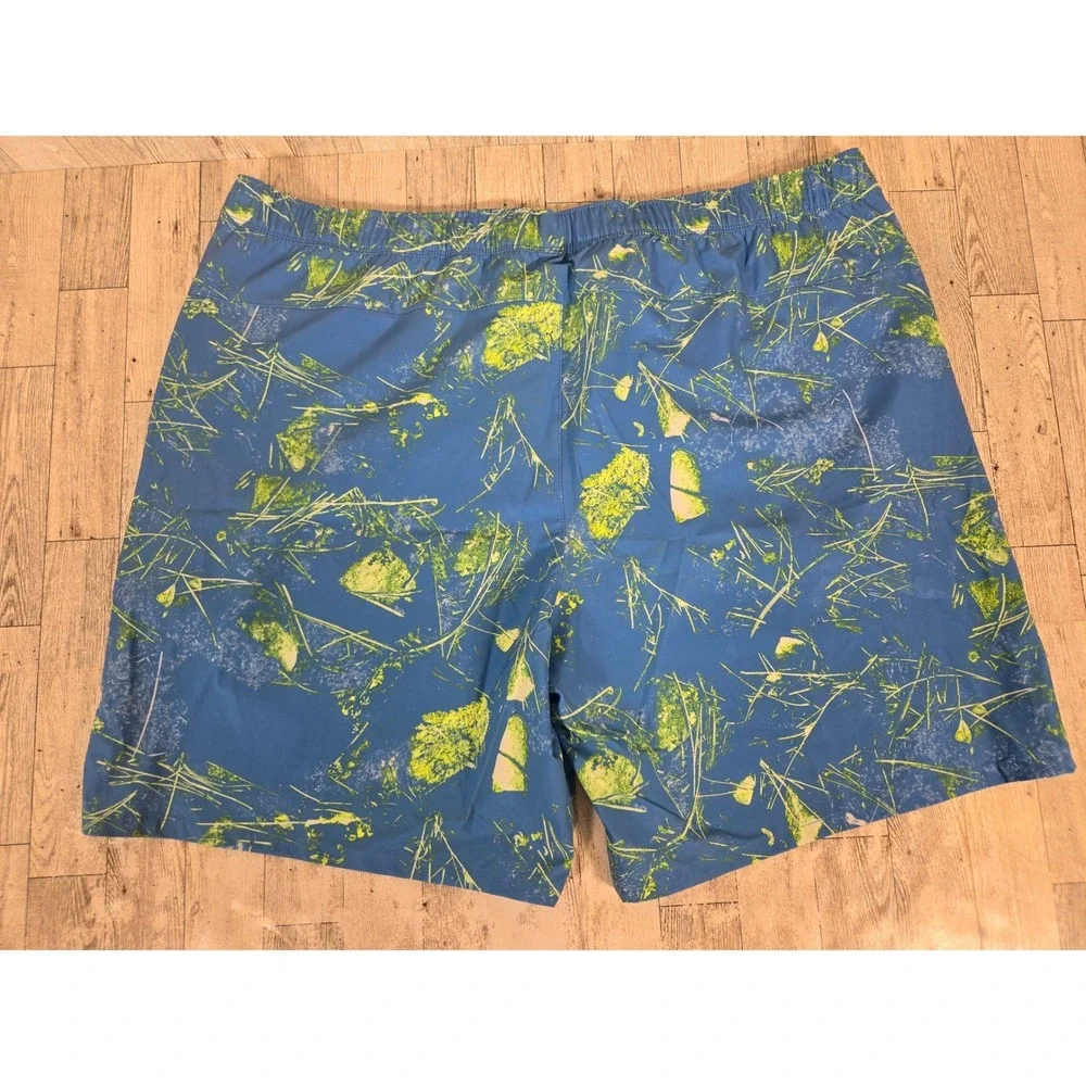 The North Face Mens Wander Short XXL Blue Lime Green NF0A535QIRE-XXL-REG